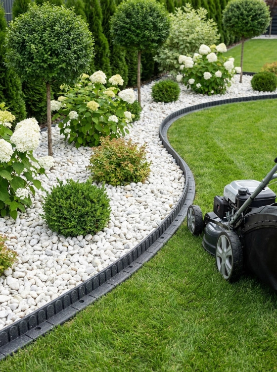 Efloor Obrzeże Trawnikowe Paczka 24szt + szpilki Mowing Stone Szary 120dł.x7szer.x8wys.