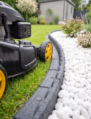 Efloor Obrzeże Trawnikowe Paczka 16szt + szpilki Mowing Stone Szary 120dł.x7szer.x8wys.