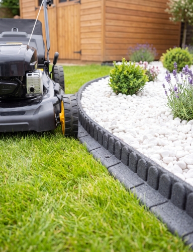 Efloor Obrzeże Trawnikowe Paczka 6szt + szpilki Mowing Stone Szary 120dł.x7szer.x8wys.