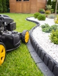 Obrzeże Trawnikowe Paczka 8szt + szpilki Mowing Stone Szary 120dł.x7szer.x8wys.