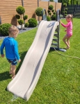 Zjeżdżalnia dla dzieci duża  ślizg 198cm do zabawy w ogrodzie