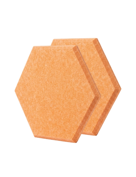 efloor_panel_scienny_akustyczny_filcowy_felly_40x46cm_heksagon_01_pomaranczowy