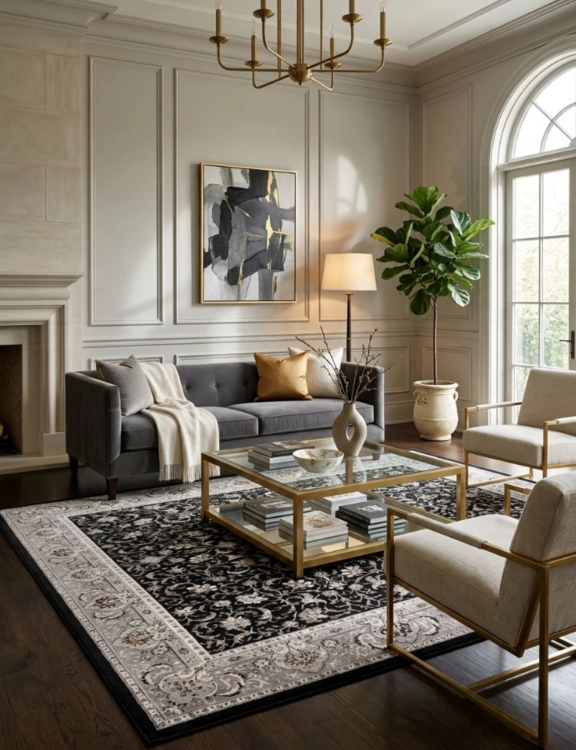 e-floor_dywan_glamour_grece_200x290cm_klasyk_czarny