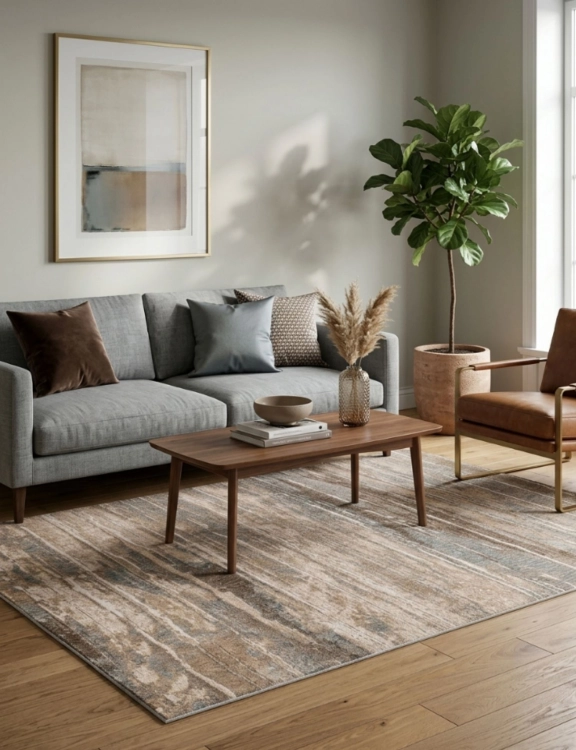 e-floor_dywan_vintage_country_120x170cm_ombre_pasy_brazowy