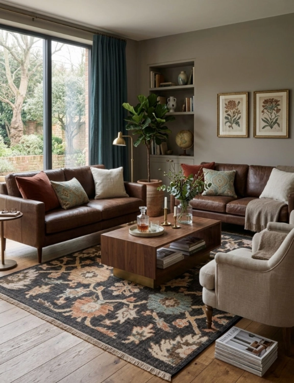 efloor_dywan_royal_wool_200x285cm_kwiaty_czarny