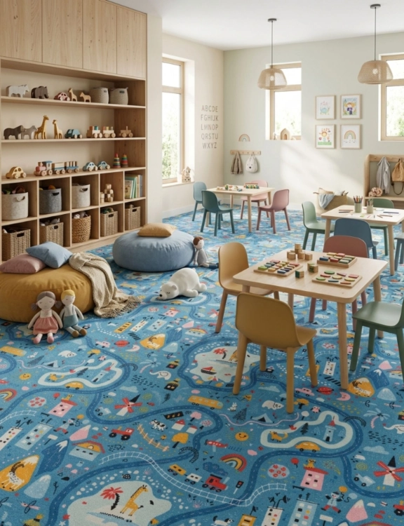 efloor_wykladzina_dywanowa_Dziecieca_ulice_4m_niebieska_certyfikat_cfl