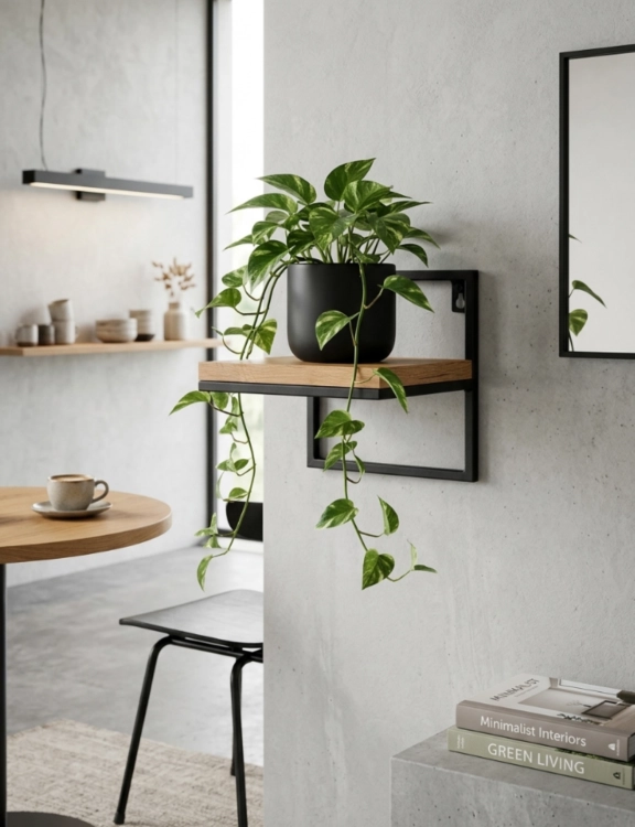 efloor_kwietnik_na_sciane_metalowy_loft_polka_srodek_19x20x19cm_czarny