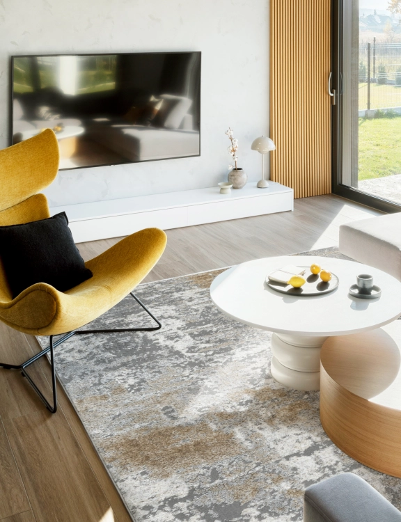 e-floor Dywan Nowoczesny Wenecja 160x230cm Przecierka Szary