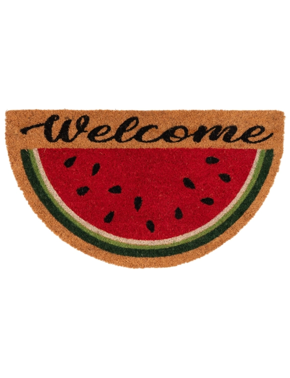 efloor_wycieraczka_polokagła_kokosowa_40x70cm_arbuz_welcome_wielokolorowy