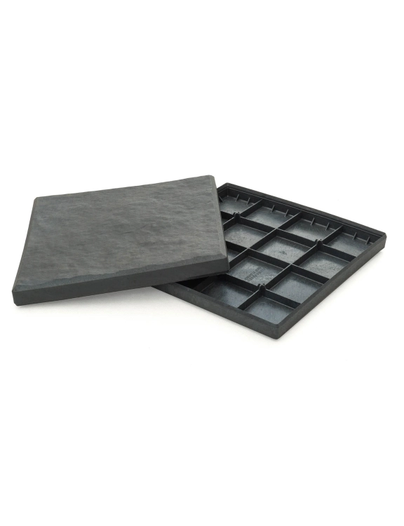 E-floor Ścieżka Ogrodowa Mrozoodporna Grafit Płytka Stomp Stone 30dł.x30szer.x2,8wys. cm z Recyklingu