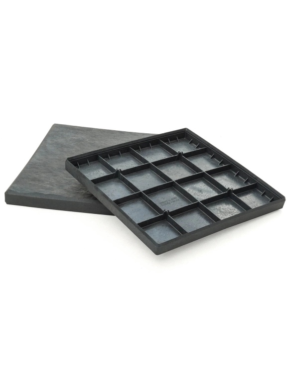 E-floor Ścieżka Ogrodowa Mrozoodporna Grafit Płytka Stomp Stone 30dł.x30szer.x2,8wys. cm z Recyklingu