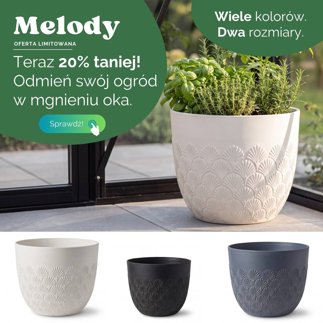 Teraz 20% taniej! Odmień swój ogród w mgnieniu oka.