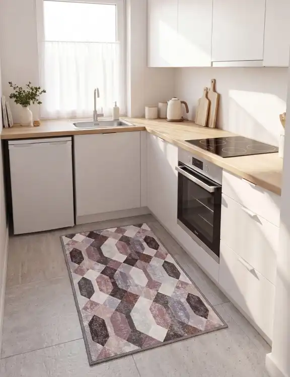 Chodnik Antypoślizgowy Vita 60x100cm Geometryczny Wielokolorowy